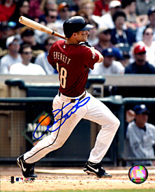 Adam Everett Autographed / Signed Hitting 8x10 Photo