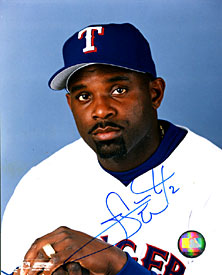 Carl Everett Autographed / Signed 8x10 Photo