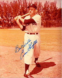 Enos Slaughter Autographed/Signed 8x10 Photo
