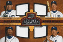 Carlos Guillen / Brandon Inge / Gary Sheffield / Ivan Rodriguez 2008 Upper Deck Jersey Card