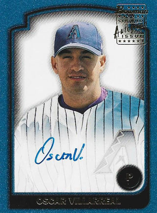 Oscar Villarreal Autographed Bowman Card