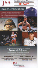 Johnny Sturm Autographed Hand Filled Out Survey Page (JSA)