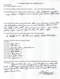 Gil McDougald Autographed Hand Filled Out Survey Page (JSA)