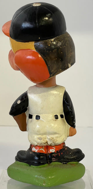 1962 Baltimore Orioles Mascot Vintage Bobble Head Nodder Green Base