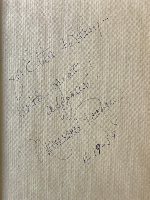 Maureen Reagan First Father First Daughter A Memoir Autographed Book