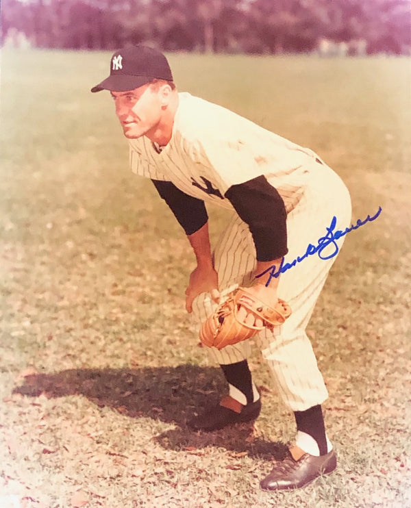 Hank Bauer Autographed 8X10 Baseball Photo
