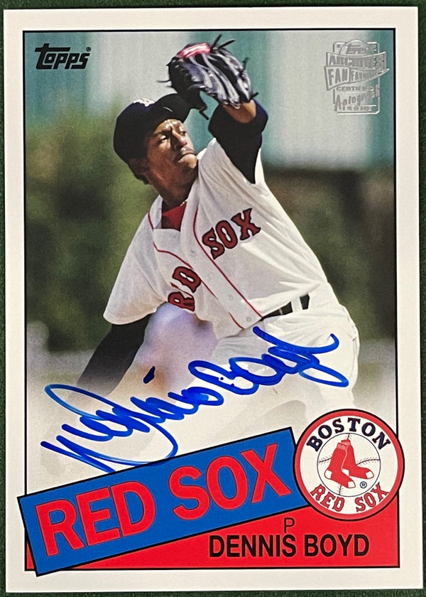 Dennis Boyd 2013 Autographed Topps Archives Card