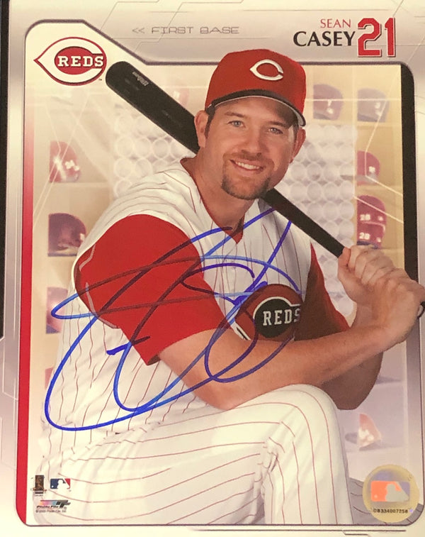 Sean Casey Autographed 8x10 Photo