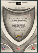 LaDainian Tomlinson 2007 Donruss Rookie & Stars Game Used Jersey Card