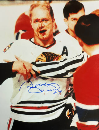 Bobby Hull Autographed 16x20 Hockey Photo