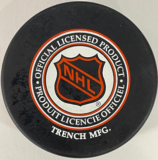 Elmer Lach Autographed Montreal Canadiens Official Puck