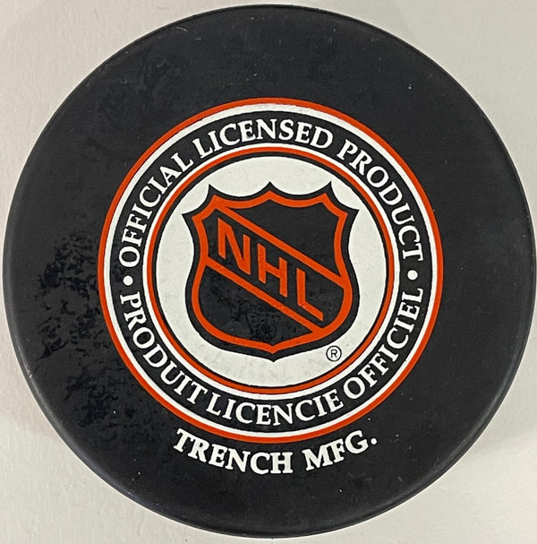 Elmer Lach Autographed Montreal Canadiens Official Puck