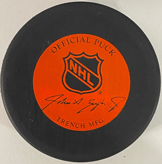 Gump Worsley Autographed Montreal Canadiens Official Puck