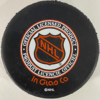 Woody Dumart Autographed Boston Bruins Official Puck