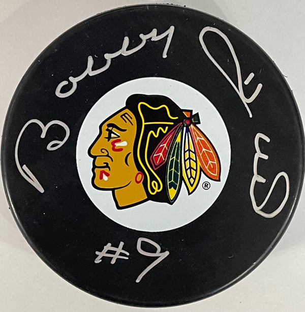 Bobby Hull Autographed Official Chicago Blackhawks Puck