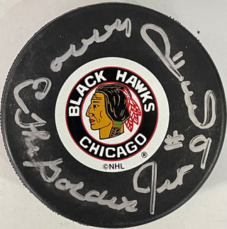 Bobby Hull Autographed Official Chicago Blackhawks Puck