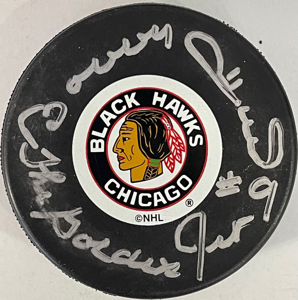 Bobby Hull Autographed Official Chicago Blackhawks Puck