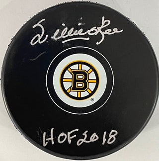 Willie O'Ree Autographed Boston Bruins Official Puck