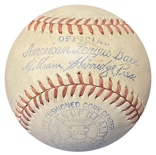 Lou Gehrig Autographed Baseball (PSA Auto Graded 7)