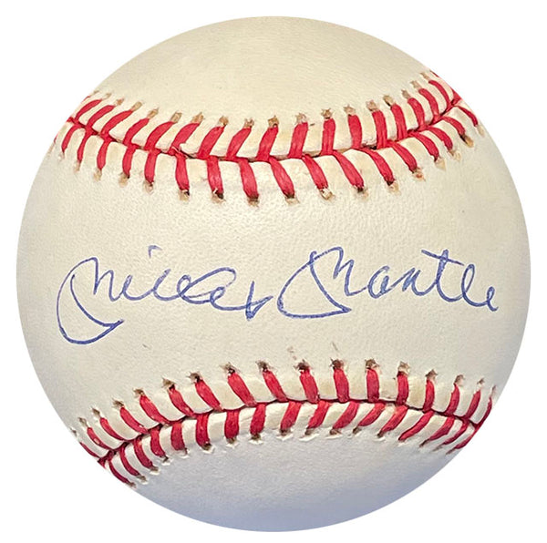 Mickey Mantle Autographed Baseball (PSA Auto Grade 9)