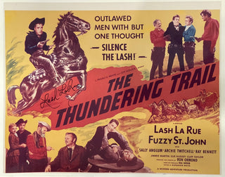 Lash LaRue Autographed 8x10 Celebrity Photo