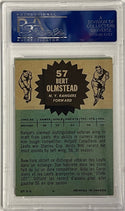 Bert Olmstead Autographed 1962-63 Topps Card #57 (PSA)