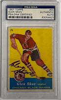 Glen Skov Autographed 1957-58 Topps Card #30 (PSA)
