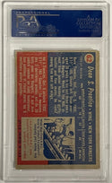 Dean Prentice Autographed 1957-58 Topps Card #62 (PSA)