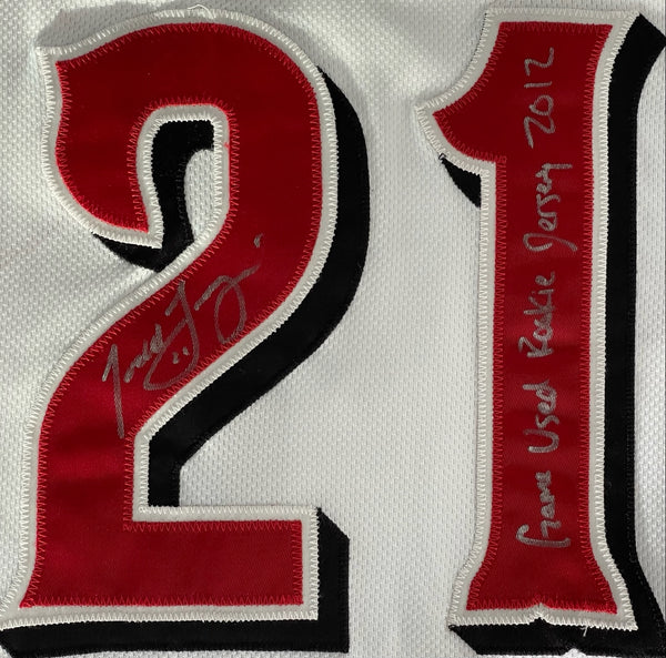 Todd Frazier 2012 Game Used Autographed Rookie Cincinnati Reds Jersey