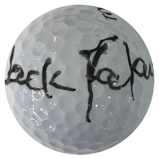 Jack Palance Autographed Top Flite 4 XL Golf Ball
