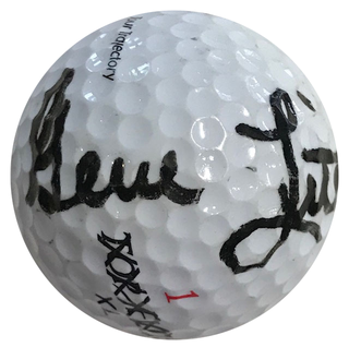 Don January & Gene Littler Autographed Top Flite 1 XL Golf Ball
