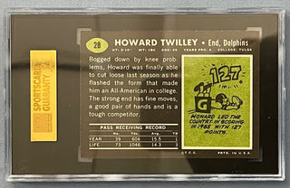 Howard Twilley 1969 Topps Card (SGC)