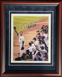 Derek Jeter Autographed 8x10 Framed Baseball Photo (Steiner)