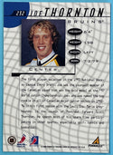 Joe Thronton Autographed 1998-99 Pinnacle Card #232