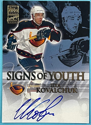 Ilya Kovalchuk Autographed 2003-04 Topps Certified Card