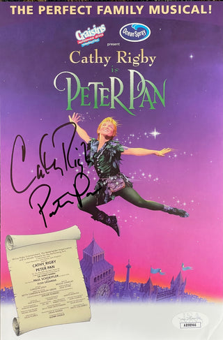 Cathy Rigby Autographed 6x9 Celebrity OceanSpray & Craisins Page (JSA)