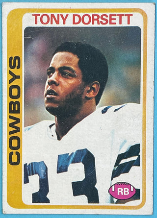 Tony Dorsett 1978 Topps Rookie Football Card #315
