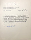 Mort Sahl Autographed Contract (JSA)