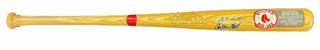 Carl Yastrzemski Carlton Fisk Autographed Cooperstown Bat
