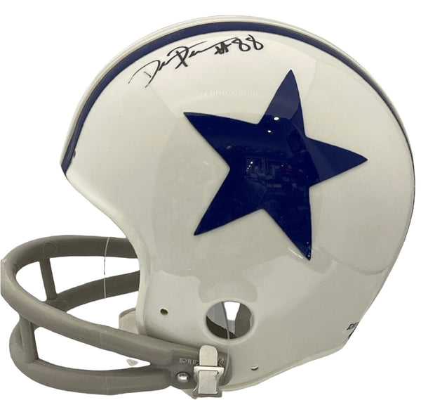 Randy White Ed Too Tall Jones & Drew Pearson signed Dallas Cowboys Mini Helmet