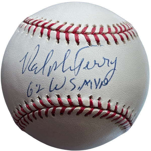 Ralph Terry Autographed Official Baseball