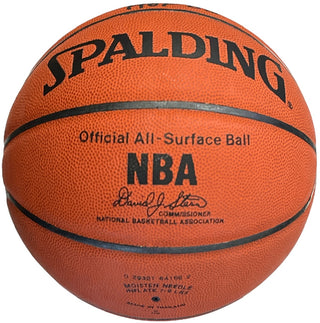 Sam Jones Autographed Spalding Official All Surface Basketball