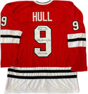 Bobby Hull Autographed Chicago Blackhawks Red XL Jersey (PSA)