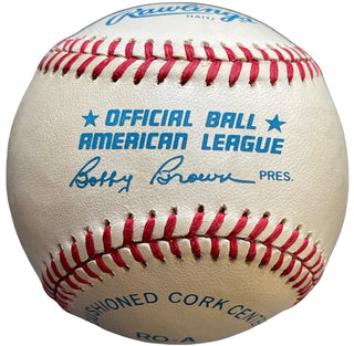 Wally Joyner Autographed Official American League Baseball