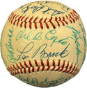 MLB Legends Autographed Official Braves Logo Baseball (JSA)