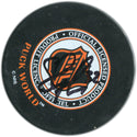 Dave Andreychuk & Steve Thomas Autographed New Jersey Devils NHL Puck Back