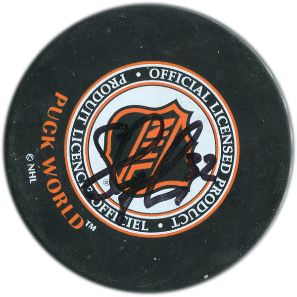 Dave Andreychuk & Steve Thomas Autographed New Jersey Devils NHL Puck Back