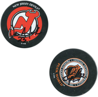 Dave Andreychuk & Steve Thomas Autographed New Jersey Devils NHL Puck