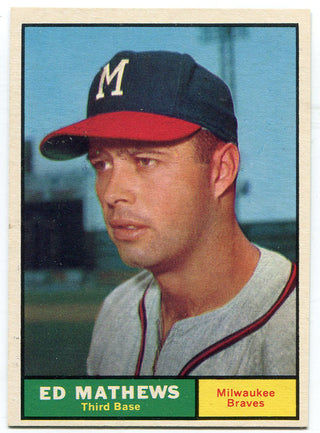 Eddie Mathews 1961 Topps Card