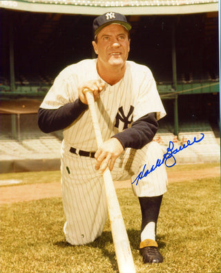 Hank Bauer Autographed Yankees 8x10 Baseball Photo